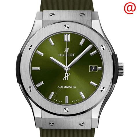 Hublot Classic Fusion Automatic Green Dial Men's Watch 